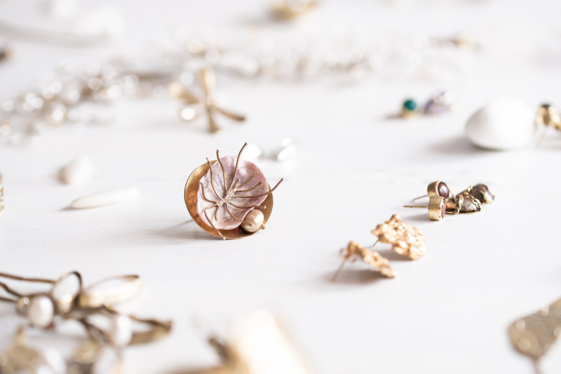 Pink Anemony Ring