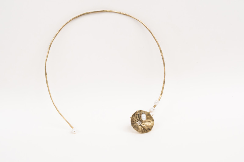 Sea Anemone with Pearls Necklace