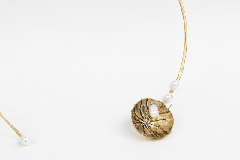Sea Anemone with Pearls Necklace