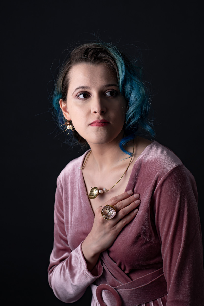 Sea Anemone with Pearls Necklace