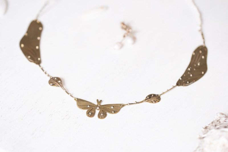Butterfly Wings Delicate Necklace