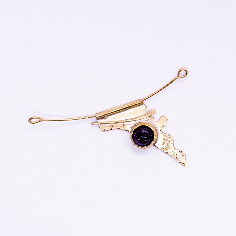 Abstract Composition with Dark Amethyst