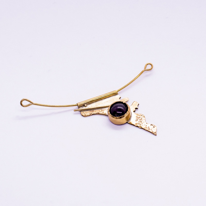 Abstract Composition with Dark Amethyst