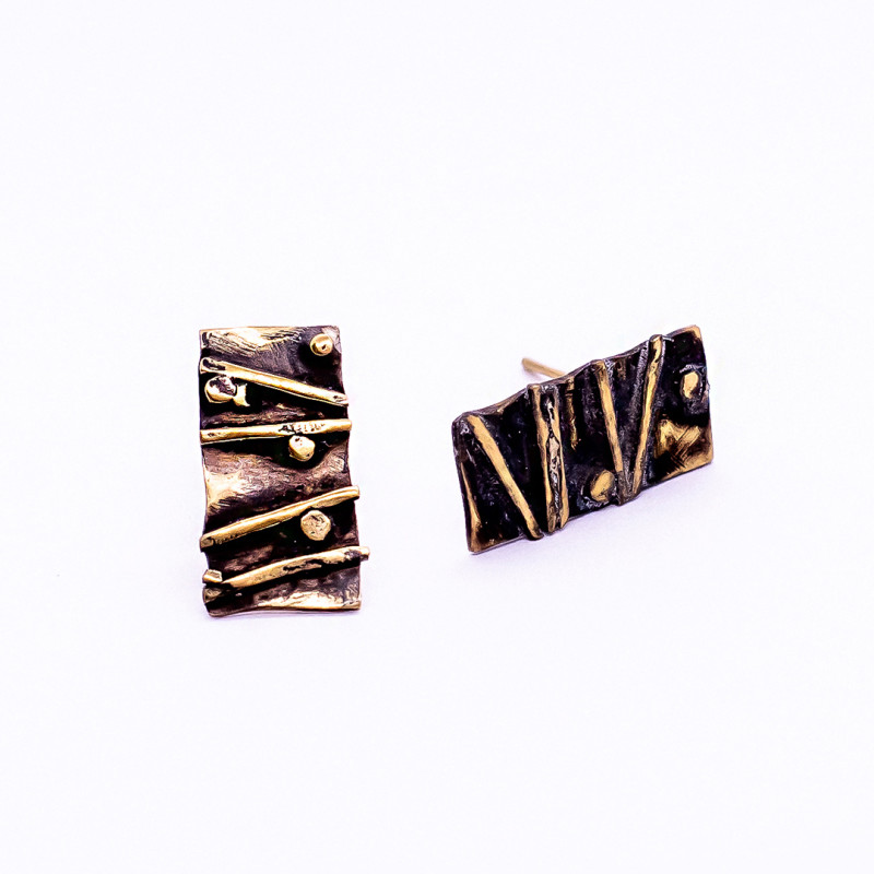 Abstract Composition Earrings