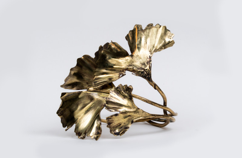 The Gingko Sculptural Bracelet