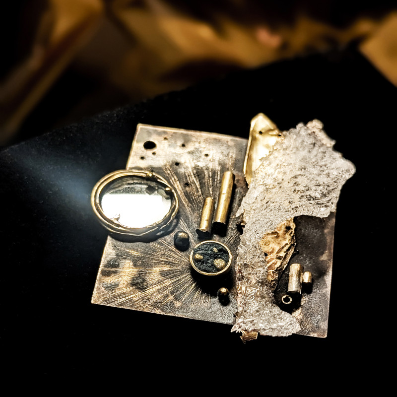Celestial Systems Brooch