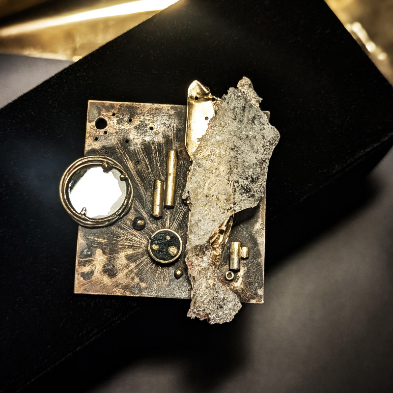 Celestial Systems Brooch